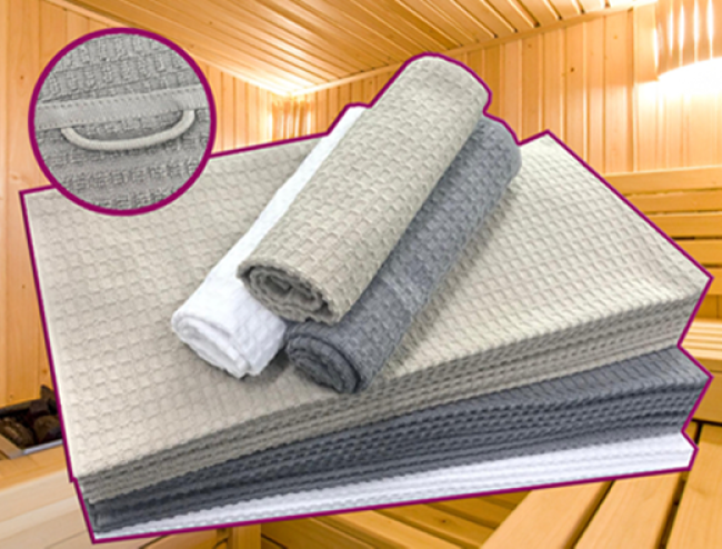 Waffel Zwirn 50x50cm